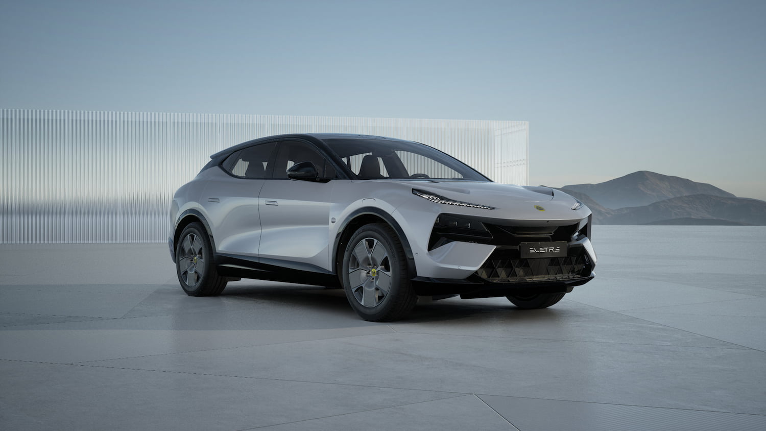 Lotus Eletre 600 studio - three quarters rear left