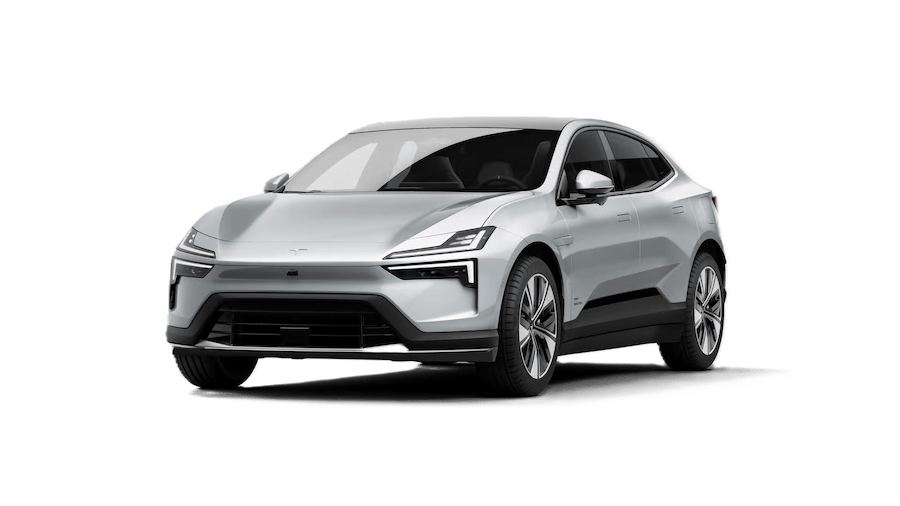 Polestar 4 studio - three quarters front left