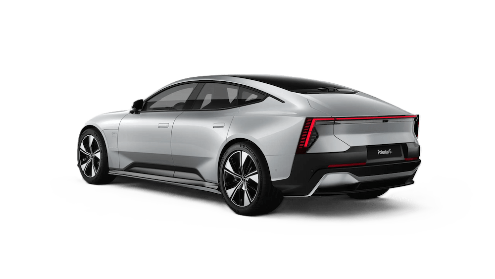 Polestar 5 studio - three quarters rear left