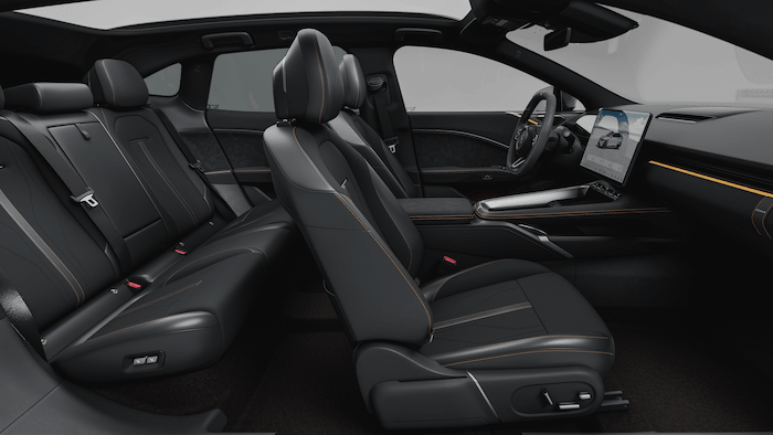 Zeekr 7GT interior - rear
