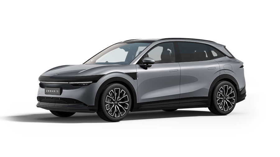 Zeekr 7X studio - three quarters front left