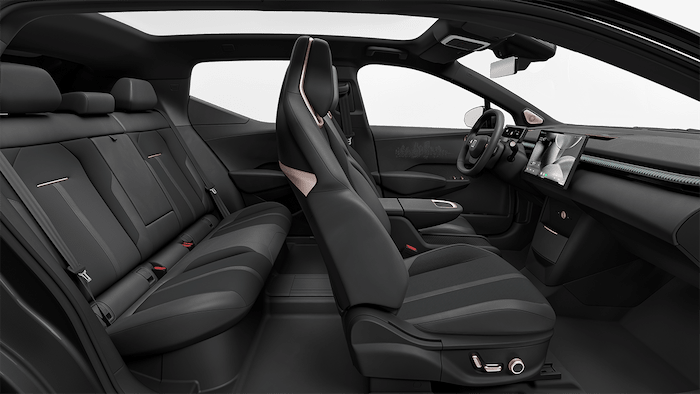 Zeekr X interior - rear